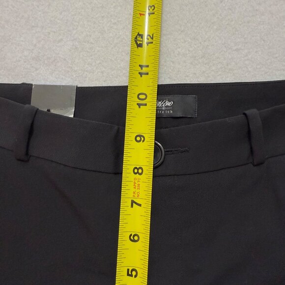 Mossimo Women's Modern Fit Mid Rise Black Stretch Bootcut Pants Size 8 NWT - Picture 8 of 10